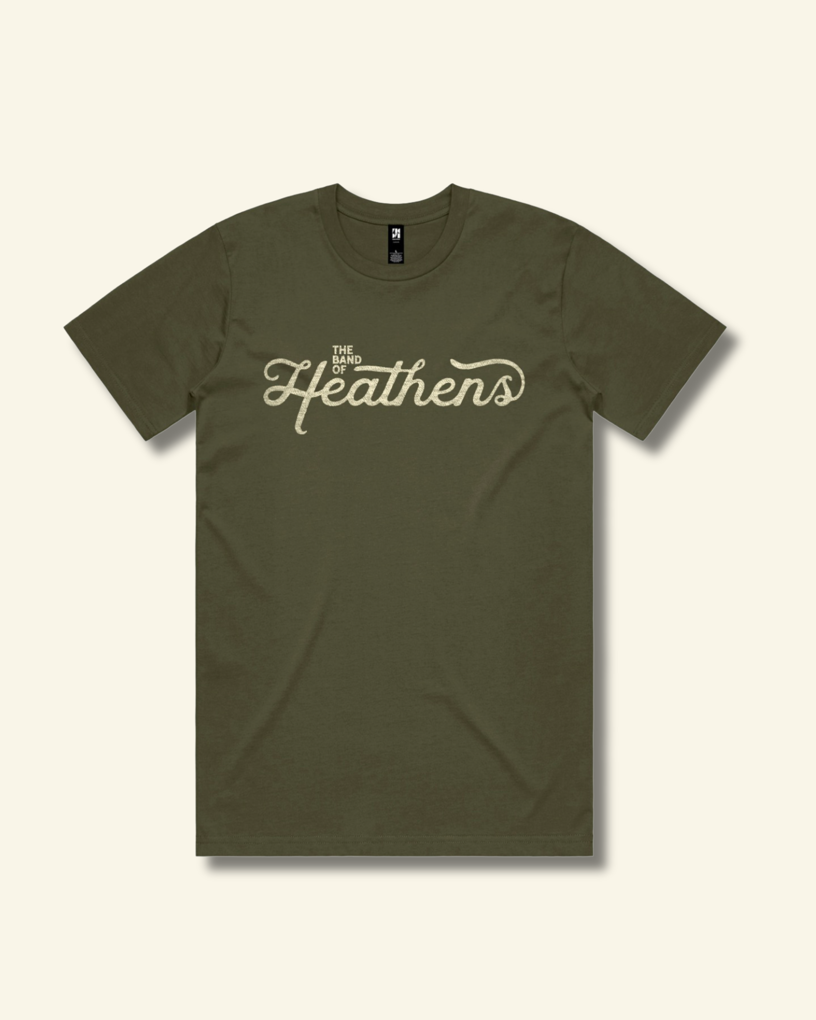 The Band Of Heathens Tee in "Army" [PRE-ORDER]