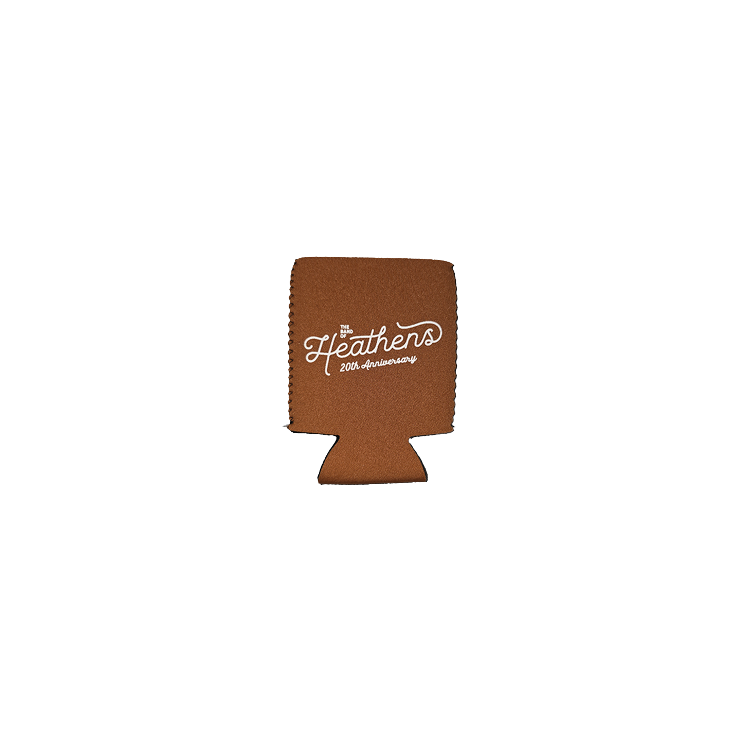 The Band of Heathens 20th Anniversary Orange Koozie