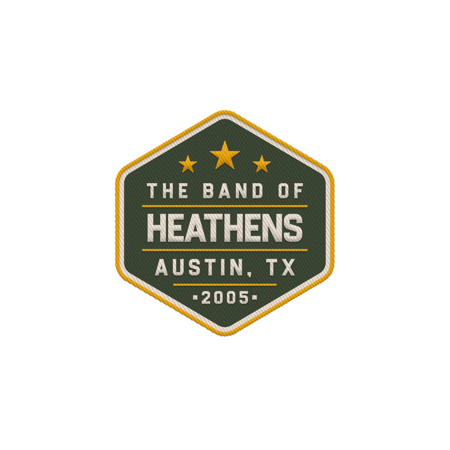 The Band Of Heathens Stars Shield Patch