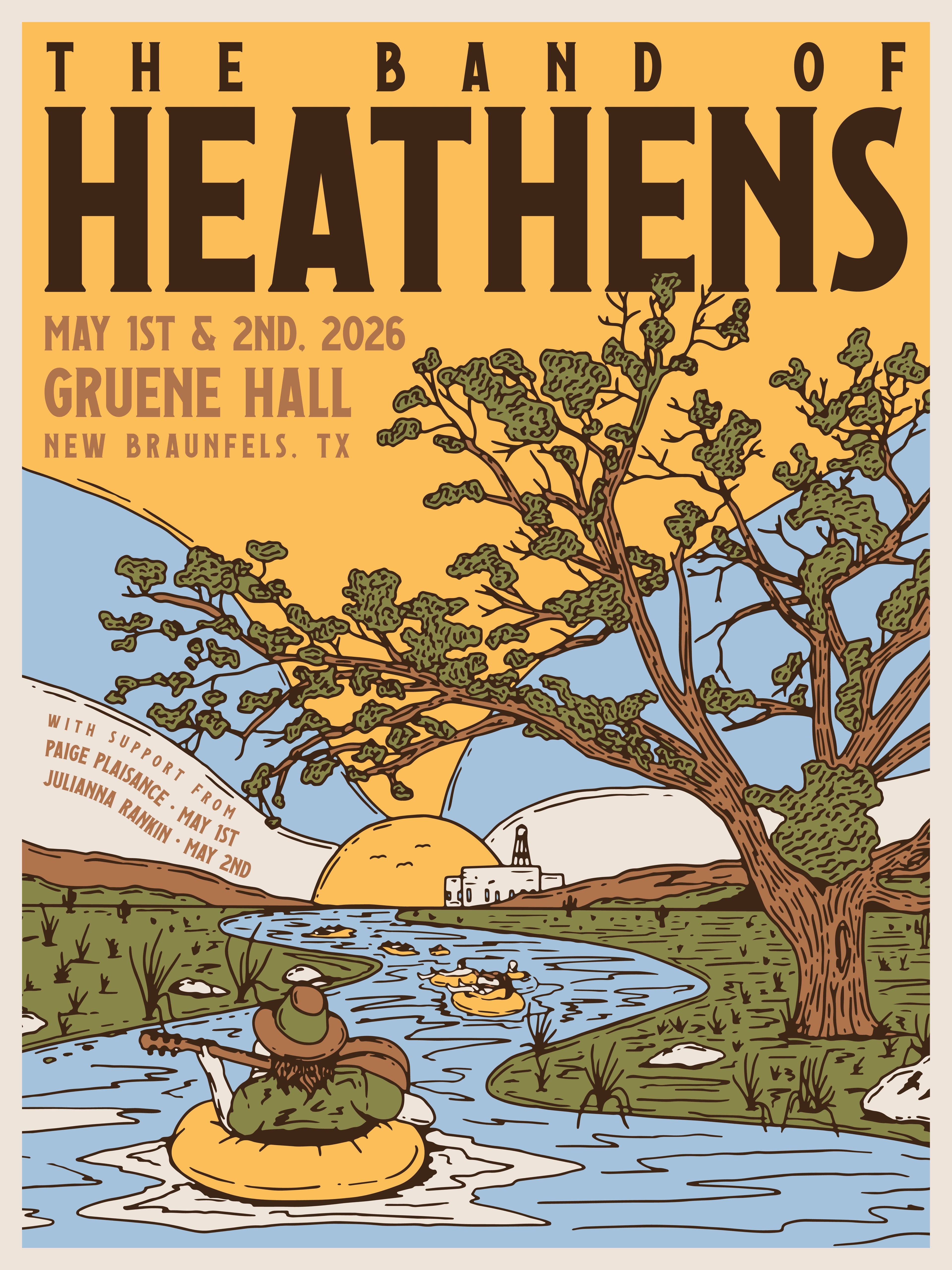 Gruene Hall - May, 2026 - Show Poster