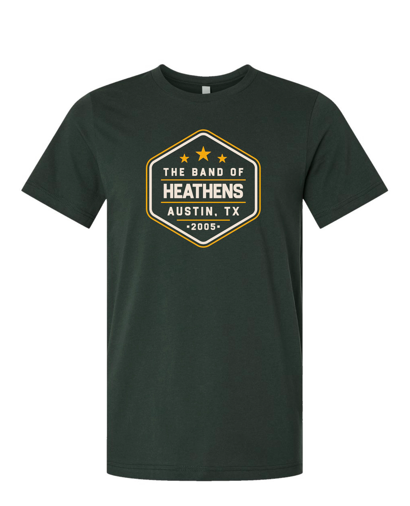 The Band Of Heathens Stars Shield Unisex Tee