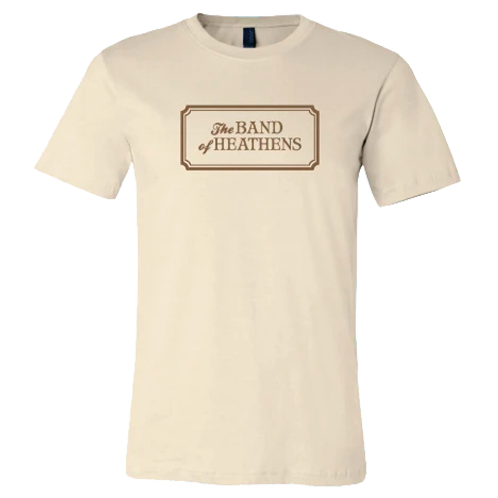 BOH badge ivory tee The Band of Heathens