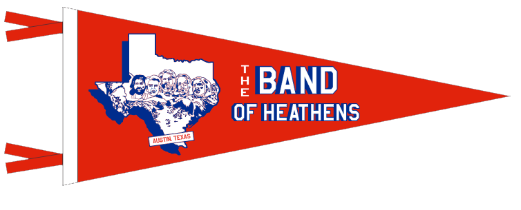 BOH Texas pennant flag The Band of Heathens 