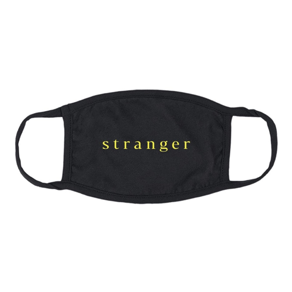 Stranger logo black face mask The Band of Heathens 